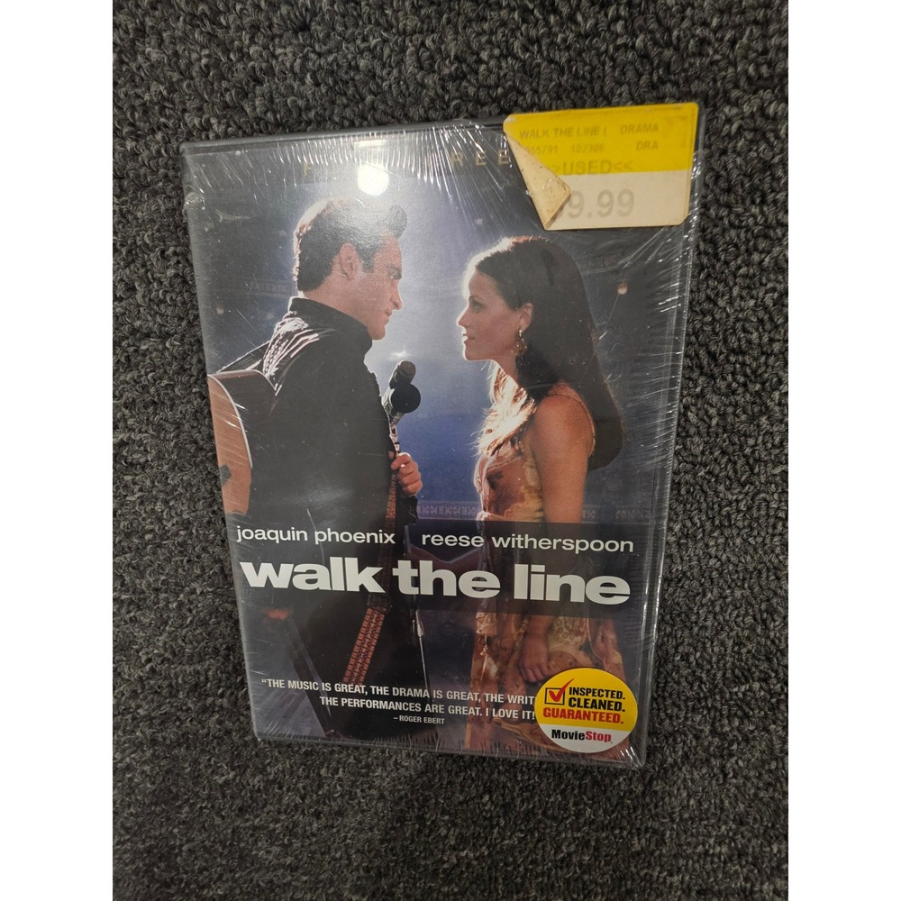 Walk the Line DVD Joaquin Phoenix Reese Witherspoon Johnny Cash Full Screen 2005